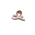 Elegant gradient bow hair claw clip in caramel and creamy white with matte finish - 4cm Gradient Ribbon / Dark Coffee