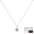 Κλασικό κολιέ Moissanite 1 καρατίου με αλυσίδα από ασήμι S925 και πιστοποιητικό GRA - 1 Καράτι Χρώμα D VVS1 Μωισσανίτης (MSN0013)