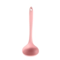 Hitzebeständiger Silikon-Suppenlöffel in Rosa mit nahtlosem Design und Aufhängeloch - Suppenkelle / Rosa