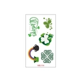 Waterproof St. Patrick's Day shamrock and rainbow temporary tattoo sticker WS-114 - WS-114