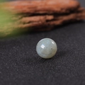 Round 16mm natural labradorite gemstone sphere with blue-green flash for jewelry making - Labradorite