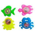 Four colorful sea creature maze compass toys including fish, turtle, octopus and crab - Sea Animal Compass