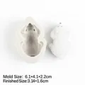 Stampo in silicone orso polare B132 per argilla fai-da-te con misura 3,1x4cm - B132 Grigio (Orso Polare)
