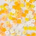 Perline distanziatrici in pasta polimerica gialla e arancione per gioielli fai-da-te - Colori Vivaci