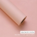 Waterproof light pink flower wrapping paper roll 58cm by 8 yards for bouquets - Roll (58cm*7m) / Orchid Rose