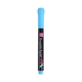 Blue liquid chalk marker with erasable ink for LED writing boards and blackboards - Round Head Black Barrel / Blue