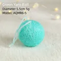 Pallina di Natale da 5,5cm in feltro verde menta con gancio per decorazione albero - 5.5CM Verde
