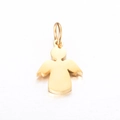 Colgante de ángel en acero inoxidable dorado pulido para joyería DIY y collares - Dorado