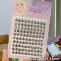 Wheat ear spike individual eyelashes with dense volume effect and 11 to 13mm mixed length - Large Capacity Lazy Trilogy 11