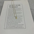 Polished 14K gold plated necklace with minimalist letter P pendant on white card - Letter-P