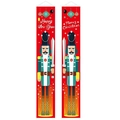 Nutcracker soldier festive door banners with Happy New Year and Merry Christmas text - YXS-25 Red Nutcracker New Year/Christmas