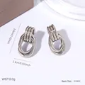 Silver Multi-hoop Earrings ZJGE1951