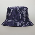 Bob unisexe avec camouflage numérique violet pour randonnée et protection solaire - Violet