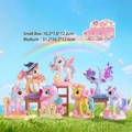 Pastel unicorn pony blind box figurines set in colorful candy colors for home decor - Rainbow Unicorn Series 10-Piece Set / Random 1PC
