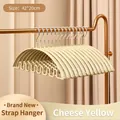 Appendiabiti a onde antiscivolo per biancheria intima giallo formaggio con ganci multipli - 5 Pezzi / Giallo Formaggio