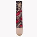 360 digital print thigh high socks with Japanese Hannya and Koi fish tattoo pattern - Leg Sleeve / Carp