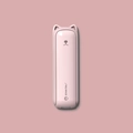 Mini ventilatore e power bank rosa portatile con design a forma di gatto carino - Rosa