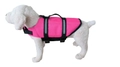 Pink dog life jacket with reflective stripes and handle for medium small dogs - XXS / Rose Red