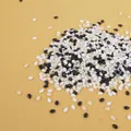 500g package of realistic mixed black and white sesame seeds PVC model for display - PVC Large Mixed Color Sesame (500g)