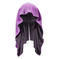 Purple hooded cooling towel with breathable mesh and dark grey quick-dry lining - Button Shawl Style / 63*30CM / Purple