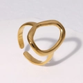 Gold Irregular Round Style (JR245)