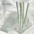 Double-ended dual-tip gradient highlighter pen set in four shades of Muscat Green - Grape Series