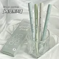 Double-ended dual-tip gradient highlighter pen set in four shades of Muscat Green - Grape Series