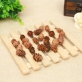 Natural dried 2-3cm brown pine cones for DIY crafts and rustic Christmas tree decorations - 2-3CM Large Pinecone Flower