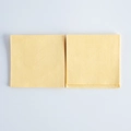 Light yellow microfiber velvet jewelry envelope pouch for elegant gift packaging - Yellow