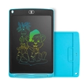 Blue 12-inch LCD writing tablet for kids with colorful Christmas bear doodle and stylus - Blue / 8.5 Inch