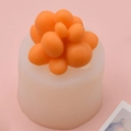 Witte siliconen vorm met oranje bessencluster vormige aromatherapie kaars gieten - Bessen Cluster Stijl (2)