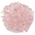 DIY rose quartz natural irregular gemstone chips for jewelry making and decoration - Box of 200pcs / Rose Quartz