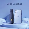 Mini portable folding umbrella in Deep Sea Blue with UPF 50+ protection and compact size - 8 Ribs / Deep Sea Blue
