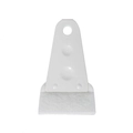 Spazzola di pulizia multifunzionale con manico in plastica e spugna per ventole e fessure - 10.4*5.9*1.2cm / Bianco
