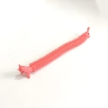 Bracciale elastico a forma di unicorno rosa in morbido TPR per alleviare lo stress - Rosso