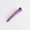 Minimalist matte taro purple duckbill hair clip with sleek streamlined design - Purple