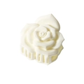 Pince à cheveux élégante en forme de rose 3D blanc crème pour coiffure femme - Blanc Lait