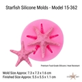 Roze zeester siliconen vorm voor DIY oceaan thema fondant taart decoratie en ambachten - Roze