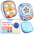 Gioco di lancio di sacchetti di fagioli 2-in-1 pieghevole tema dinosauro per bambini - Tema Atleta (NO.2888-5)