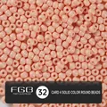 Pastel pink 4mm solid color painted glass beads for DIY jewelry making accessories - EU 32