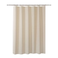 Wasserdichtes PEVA-Duschvorhang-Set in Creme-Beige mit Teleskopstange und Haken - 90*180 / Beige