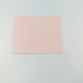 Pink rectangular PE film suspension jewelry display box for earrings and necklaces - 9x9x2cm / Light Pink Cardboard Sleeve
