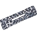 Haarknotmaker accessoire met grijze luipaardprint op een witte achtergrond - 13# Blauwe Luipaard