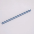 Reusable blue Tritan plastic straw with 1cm wide diameter and smooth finish surface - 1*20cm / Haze Blue