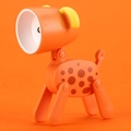 Cute orange giraffe-shaped magnetic LED night light with adjustable plastic limbs - Spotted Dog (LD18B) / Orange