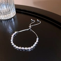 5# Style Zircon Goutte d'Argent (Plaqué Or Véritable)