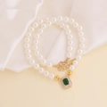 Dubbellaagse Parelketting Stijl (3#)