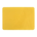 Tappetino rettangolare extra large in silicone giallo brillante per resina fai-da-te - (60*40cm) Doppio lato Opaco / Giallo