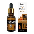 10ml Spicy Pumpkin fragrance oil in amber glass bottle with golden dropper and packaging box - DC-553 Spicy Pumpkin / 10ml
