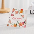 Floral Mother's Day greeting card with watercolor roses and Best Wishes text on a stand - Rose